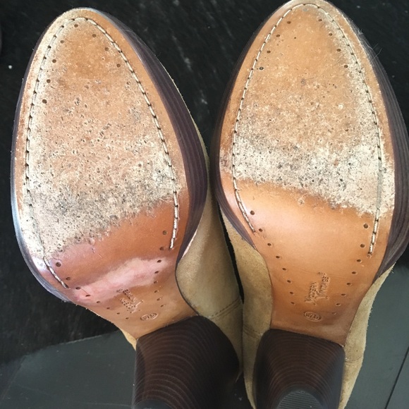 Modern Vintage brown heeled boots - Picture 4 of 4